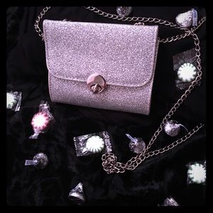 Glittery Purse w/chain strap